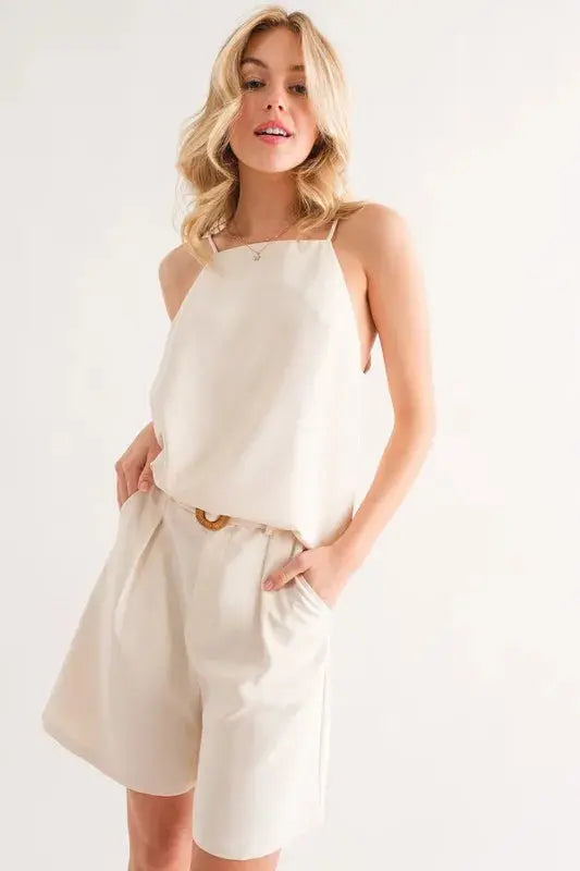 And The Why Sleeveless Basic Cami Top - Love Salve